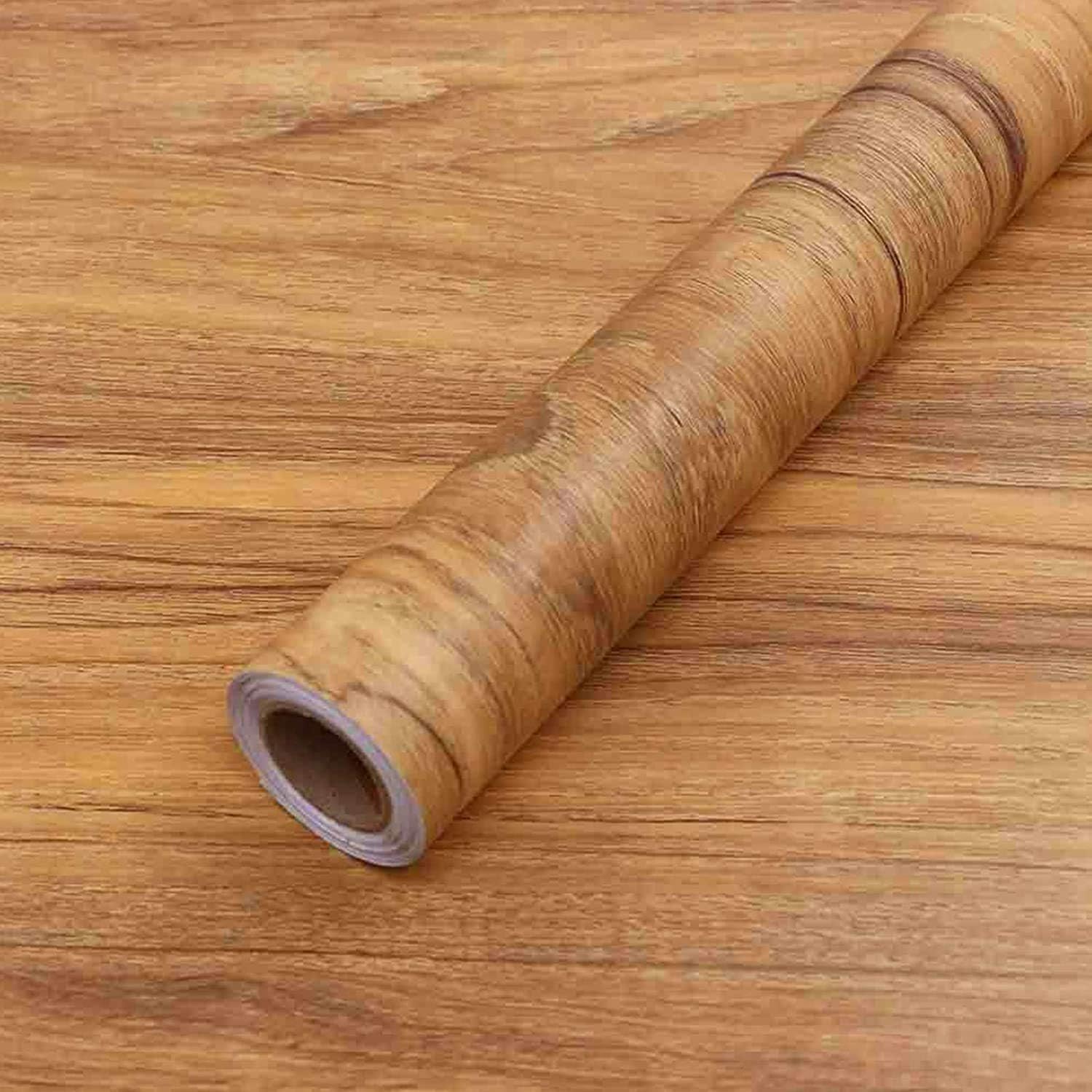 Bairivo Wood Grain Peel and Stick Wallpaper, Self-Adhesive Contact Paper for Cabinet Countertop Shelf Liner, 15.7in x 118in