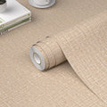 Bairivo Light Gray Grasscloth Textured Peel and Stick Wallpaper, Faux Linen Self-Adhesive Contact Paper for Cabinets, 15.7in x 78.7in